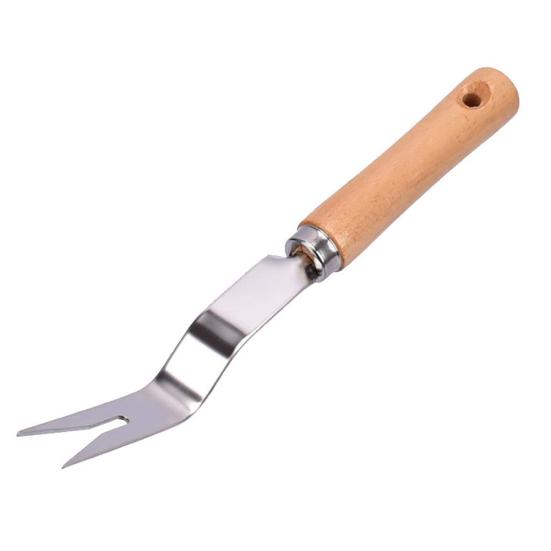 Stainless Steel Courtyard Farmland Transplant Manual Weeder Fork Weeding Tool