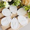 Cartoon Easter Bunny Pendant Mold Cute Drop Glue Plaster Mold  Happy Easter Decor