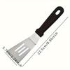 Stainless Steel Mini Spatula for Cooking and Serving - Perfect for Brownies, Cookies, Lasagna, Pies, Cakes, and Pancakes