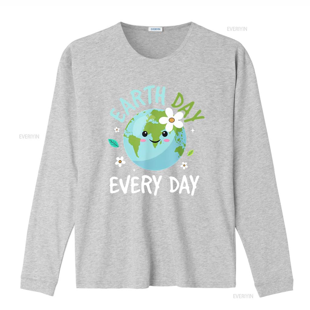 Earth Day Jeden Tag T-Shirt Kinder Umwelt vintage gewaschen leicht Unisex Mode Oberteil für den täglichen Gebrauch Designer Kleidung