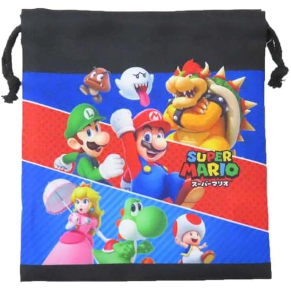 [Sun Art] Super Mario Bros. [Drawstring Bag] Drawstring S/New Enrollment