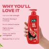 Joy Hair Fruits Hairfall Defense Conditioning Shampoo 650 ml Pack of 1 Enriched with Pomegranate & Strawberry