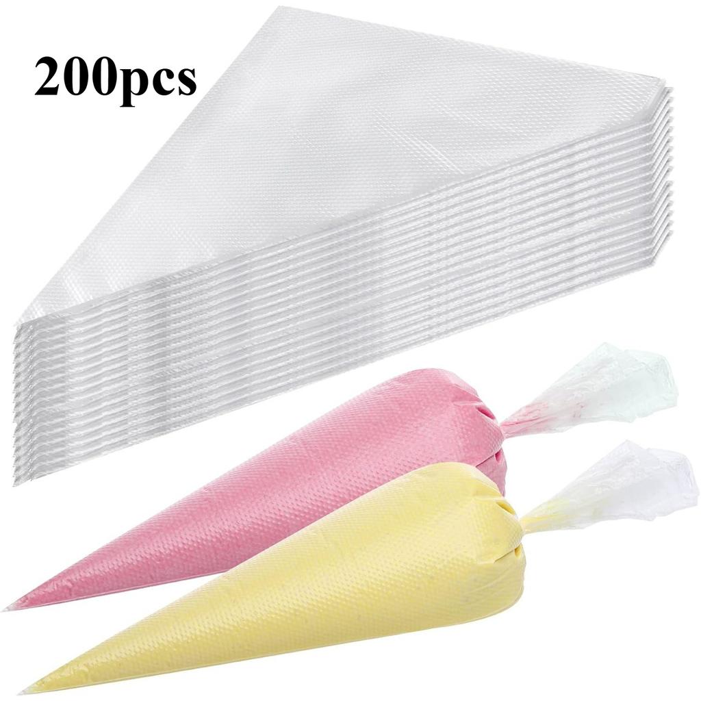 Thickened Disposable Piping Bags, Fondant Piping Bags, Pastry Decoration Piping Bags, Baking Tools, Kitchen Accessories