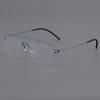 Denmark Men Double Beam Glasses Frame EDWIN Fashion Square Titanium Ultralight Eyeglasses Women Screwless Business Retro Eyewear