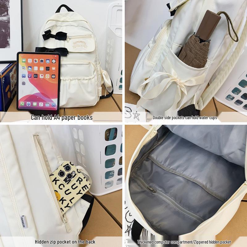 2023 Japanese School Backpack with Bow for Girls and College Students