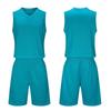 Solid color basketball jersey set Men's and children's adult light board competition training team jersey Quick-drying sweat-absorbing breathable 