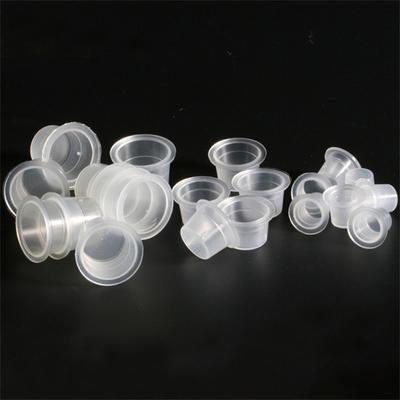 New 100 Pcs Ink Caps Plastic Cups Tattoo Supplies