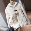 Cozy Quilted Mulberry Silk Hooded Jacket - Japanese Retro Autumn/Winter Style