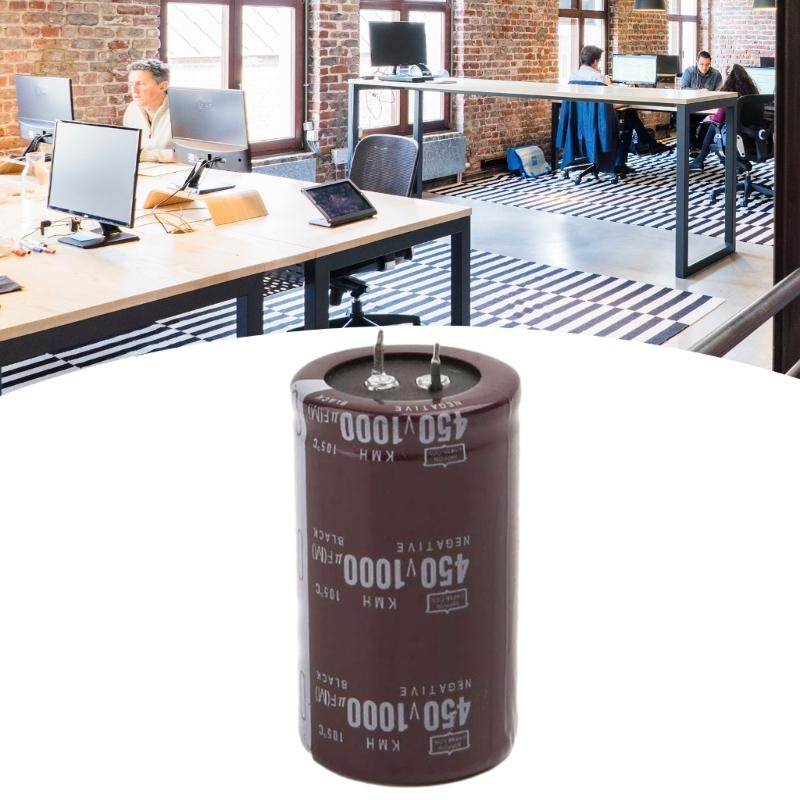 Reliable 450V 1000UF Electrolytic Capacitor for Microprocessor Control Circuits Power Converter Various Applications