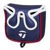 TaylorMade Austec Putter Cover, Mallet, Black/Red, Men's, 25SS