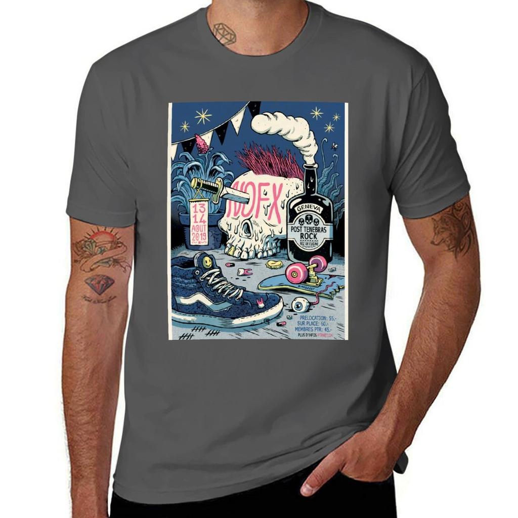 tour Punk Drublic world NOFX In TShirt Casual Loose Fit Short Sleeve TShirt