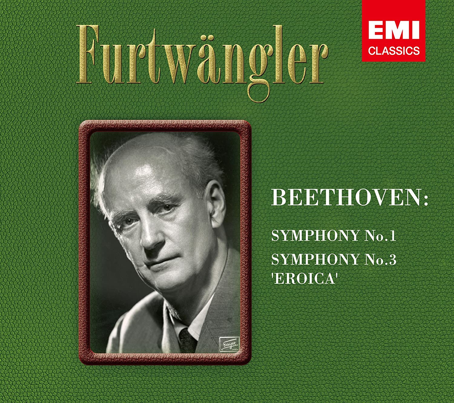 

CD BEETHOVEN, FURTWÄNGLER (WILHELM); V - Beethoven: Symphony Nos. 1 & 3 Hero TOGE11001 Japan ObiClassical Used