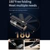 5V 60000RMP Folding Car Vacuum Cleaner 50W Cordless Strong Suction Portable Mini Hand Vacuum LED Light Rechargeable for Car Interior Home