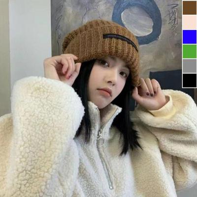 Women's Winter Daily Goalie Knit Warm Beanie Hat