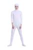 Omoshiro Club Zentai XXS Fits 120cm To 130cm Open Kigurumi Costume, Full-Body Suit, White, Children's Size, Tall, Face, (SS03-2H)