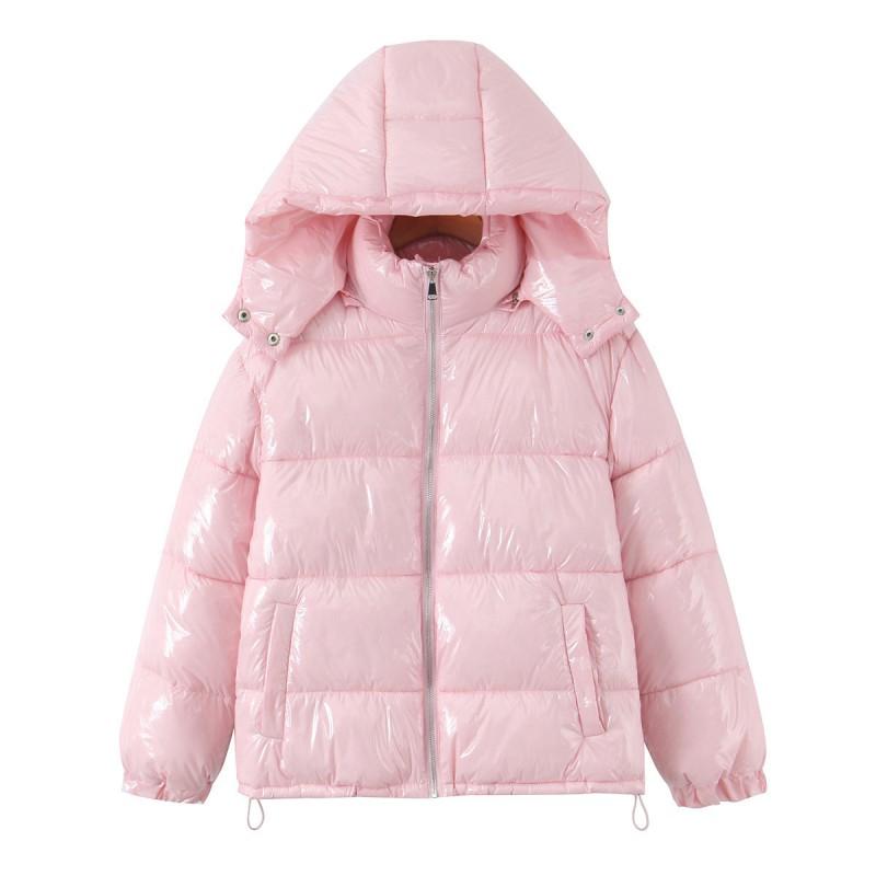 Womens Winter Hooded Cotton Puffer Jacket