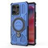 For Motorola Edge 50 Pro 5G Magnetic Case Rotating Metal Kickstand PC+TPU Phone Back Cover