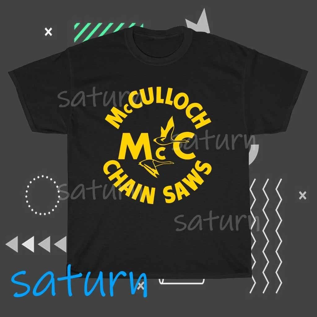 McCulloch chainsaw Logo T-Shirt Funny Size S to 5XL L