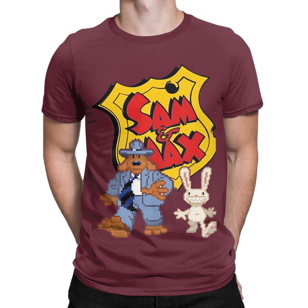Friend Graphic 100 Cotton Tshirt Sam And Max Hit The Road Tees Tops For Unisex