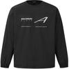 Slate Logo Loose Fit Pullover Crew Neck Long Sleeve Sweatshirt Men Sweatshirt D00295