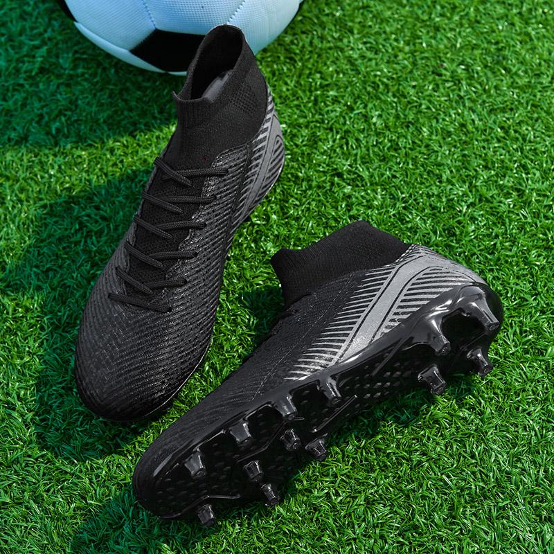 Men'S Football Shoes Professional Grade Fg Long Nail Anti Slip Breathable Summer Lightweight Outdoor Training