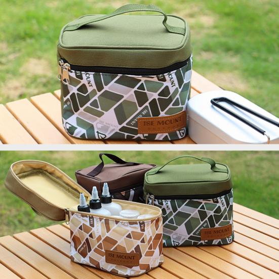 Outdoor Seasoning Storage Bottles Bag Portable Bag Anti-scratch Spice Storage Pouch Filter Holes Spice Dispenser Handheld Storage Bag