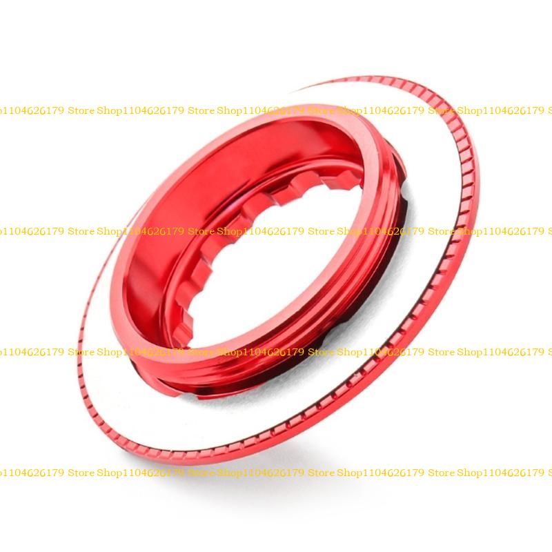 A1A2 9/12/15/20mm Bike Disc Brake Hubs Rotor Lockring Bike Centerlock Lock Lockring Rings Cover Bike Brake Rotor, Disc Center