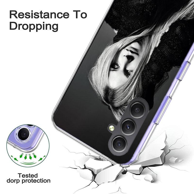 Singer Avril Lavigne Phone Case for Samsung A17 A37 A57 A07 A16 A26 A36 A56 A06 A02S A12 A22 A32 A52S A04S A14 A24 A34 A54 A03 A