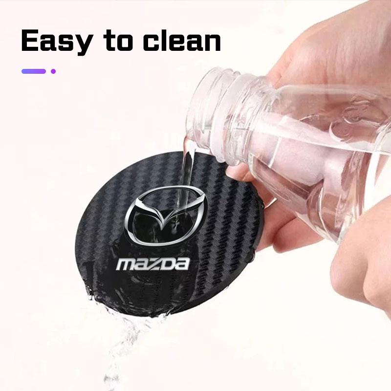 Posavasos Antideslizante Para Coche Para Mazda 3 5 6 Atenza Axela Demio CX3 CX-5 CX5 CX7 MP MS RX8 Portavasos Alfombrilla Interior Accesorios