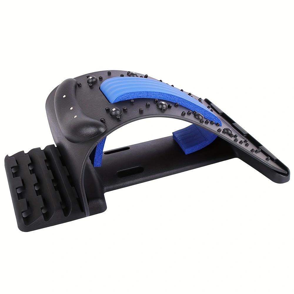 Back Stretcher Multi-Level Adjustable Back Cracker Board Lower Upper Lumbar Spine Support Pillow Waist Stretching Massage Device
