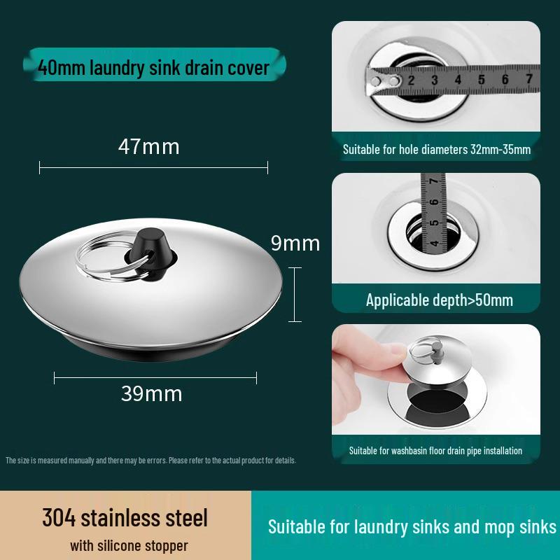 Zátka dřezu na zeleninu a kuchyňského dřezu - Zátka na vodu a těsnicí kryt s filtrem do dřezu