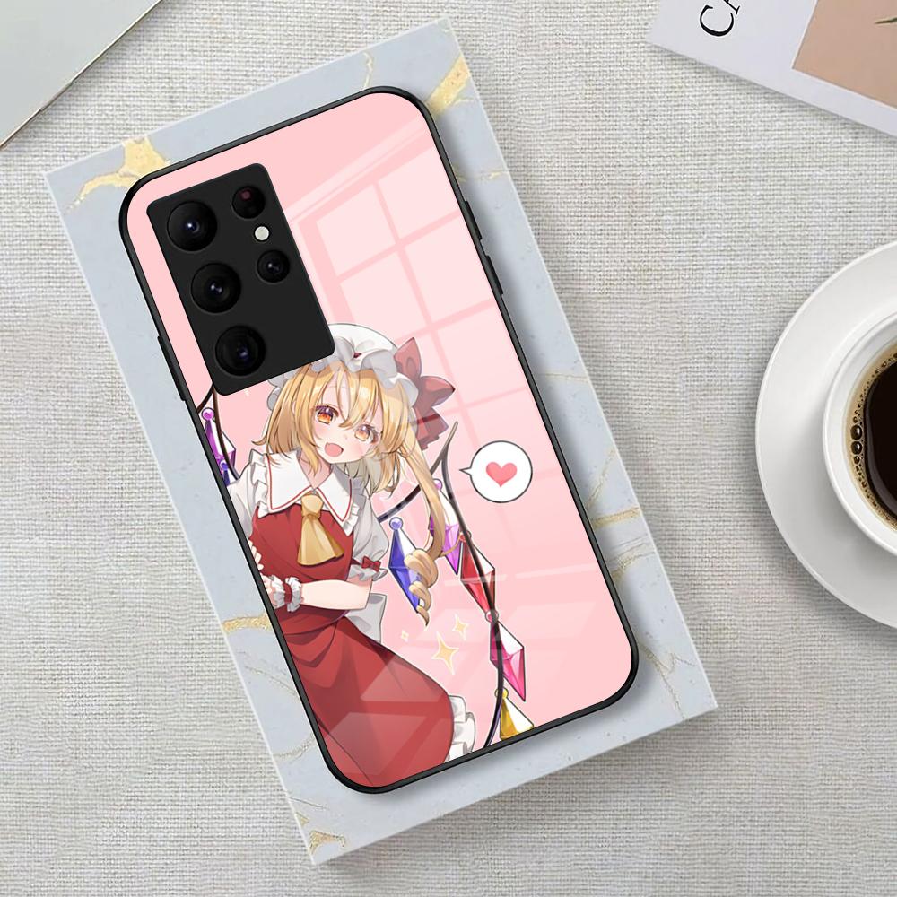 Game Touhou Project Phone Case For Samsung S26 S25 Edge Ultra 23 22 21 20 Ultra Plus S24 Fe Glass Cover
