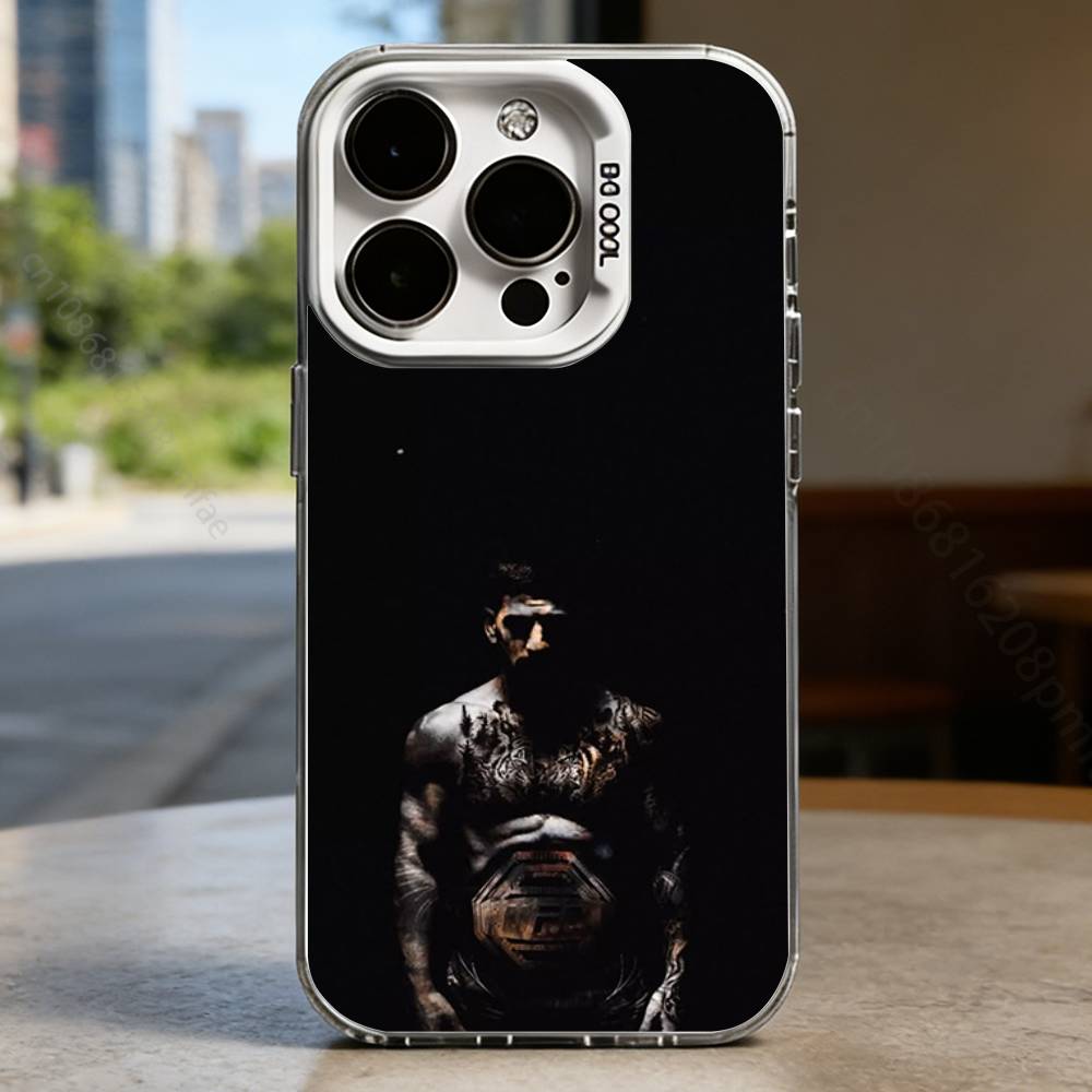 I-Ilia Champion T-Topuria Hard Phone Case for IPhone 17 16 15 14 13 12 11 Pro Max Plus16E X XR XS Max Shockproof Full Cover