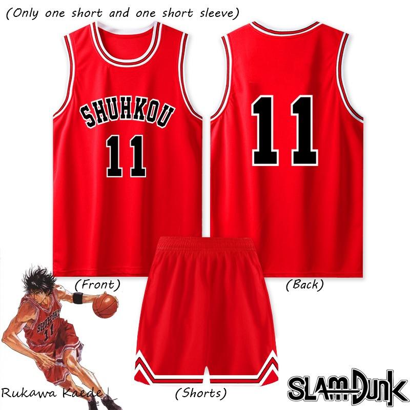 Slam Dunk Cosplay Costume Sakuragi Hanamichi, Rukawa Kaede, S-xxxl