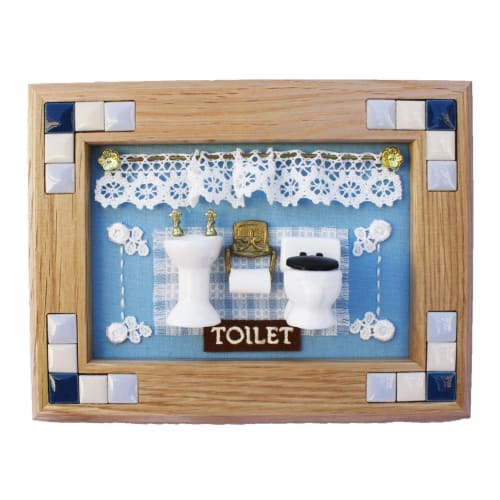 

Набор для кукольного домика Billy ручной работы, керамический каркас, каркас туалета 5721