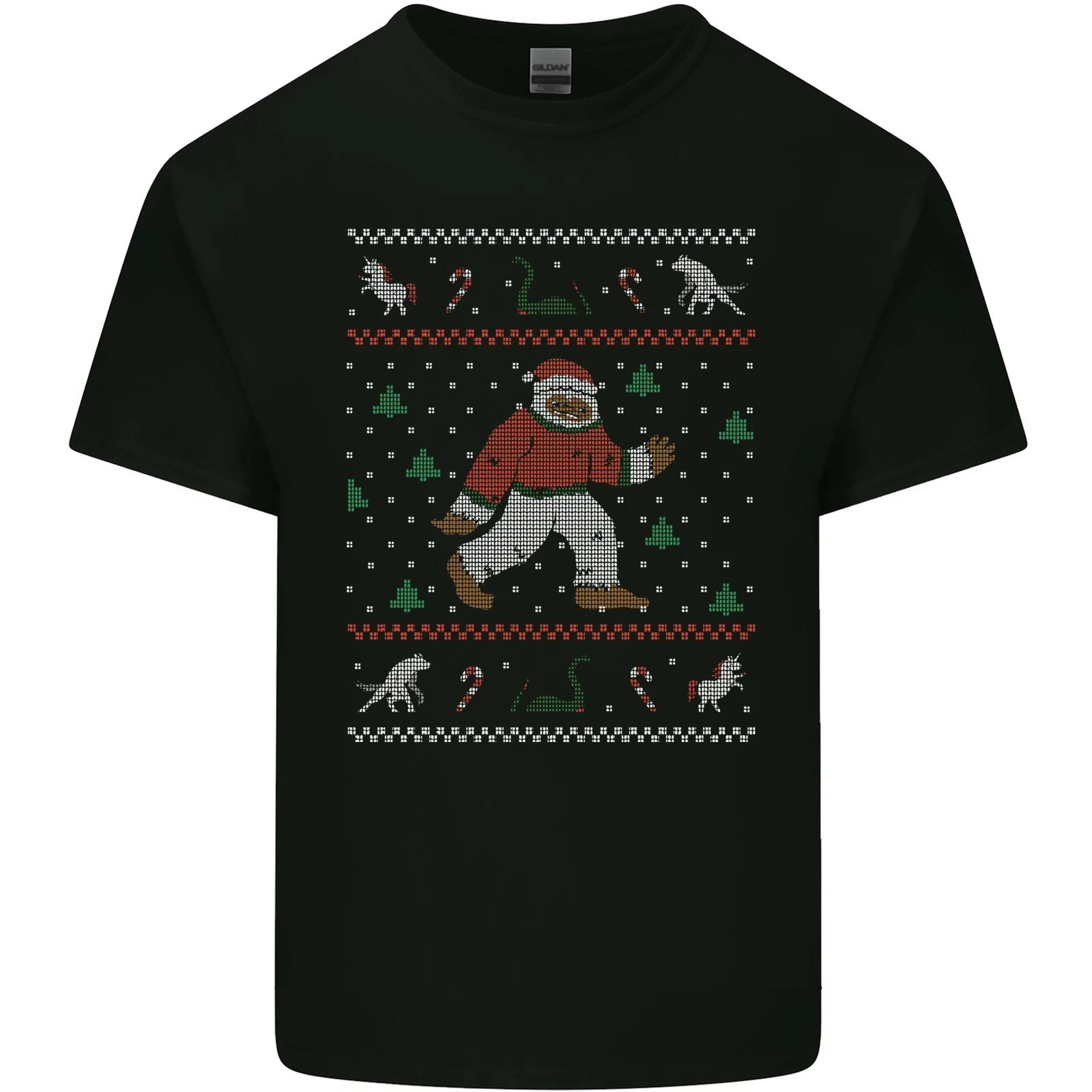Christmas Bigfoot Funny Xmas Kids T-Shirt Childrens 3XL