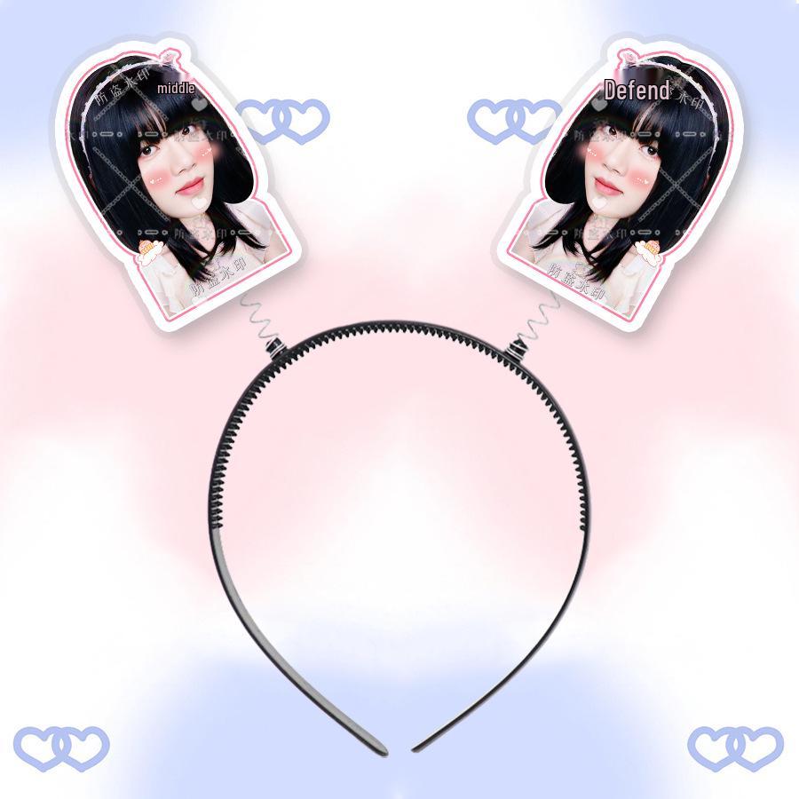 Zhang Hanrui 3D Headband Hair Clip with Picture - Concert Merchandise Support