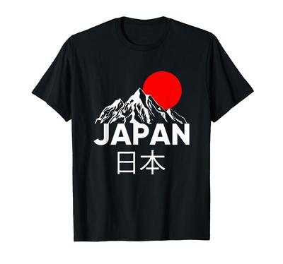 I Love Japan Graphic Tee Enjoy Cool Japan Mount Fuji Shirts, T-shirt