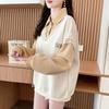 Navava Casual Two In One Collar Long Sleeve Sweatshirt Nt2290