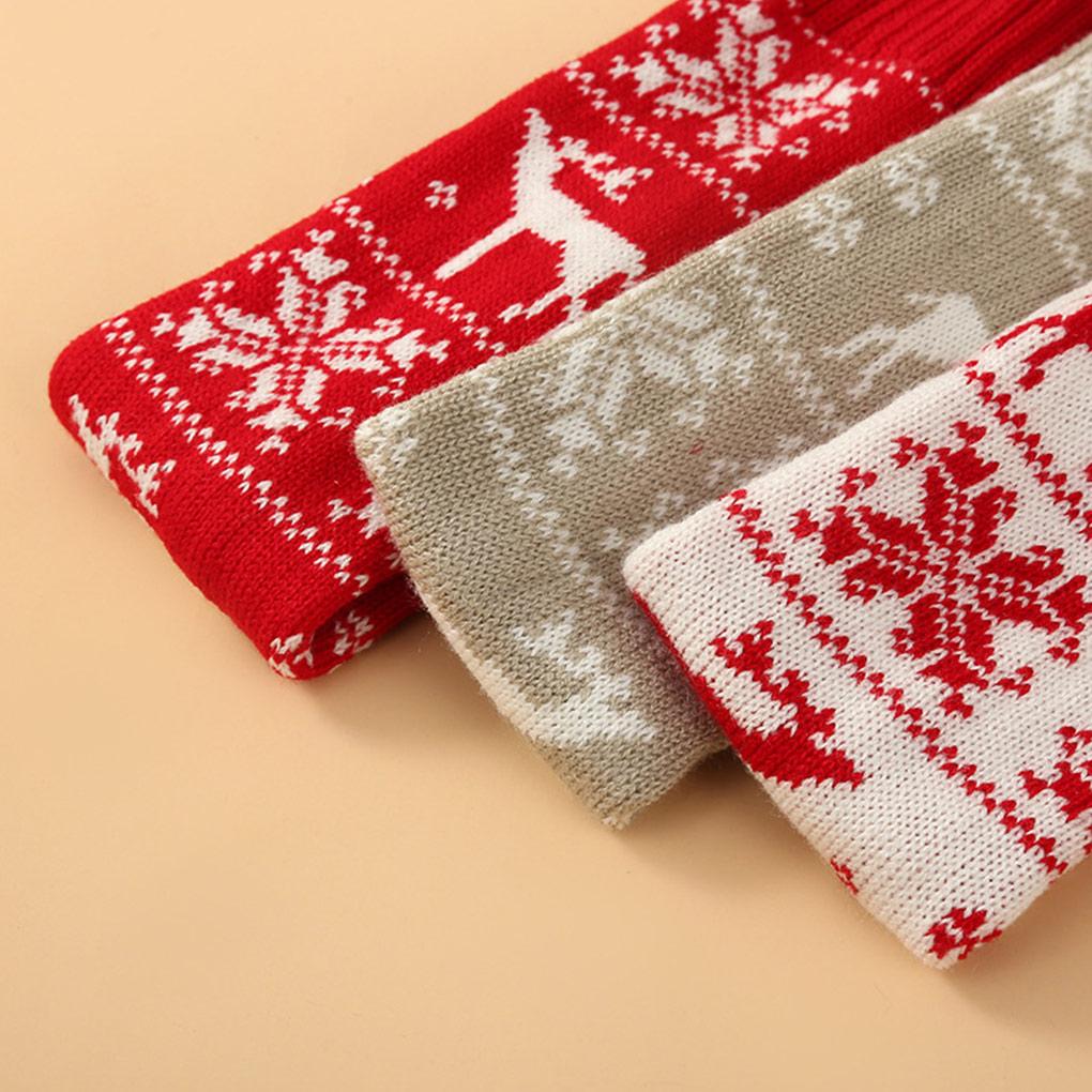 1 Pair Woman Over the Knee Stockings Printing Autumn Winter Warm Travel Knitted High Tight Socks Hosiery for Female Ladies