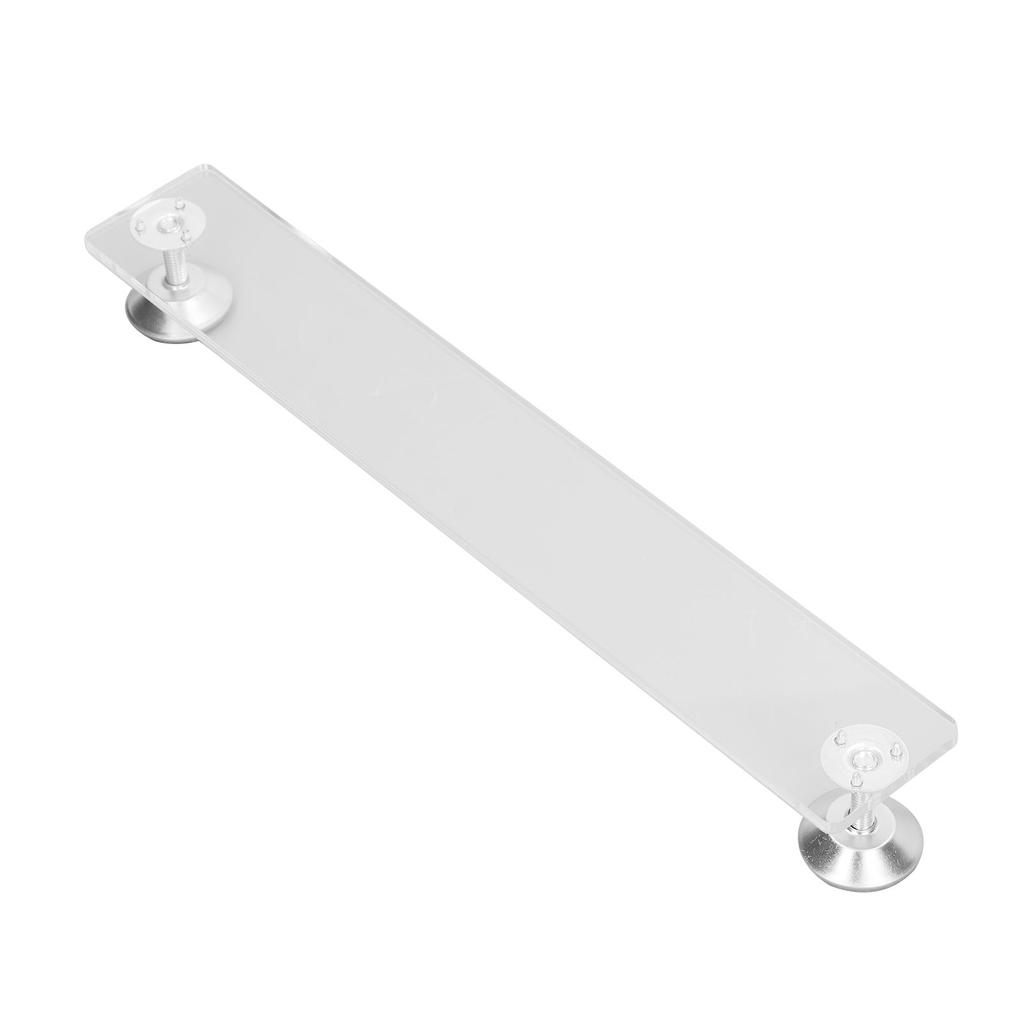 Pod de sprijin pentru artist de 13 inch, reglabil, acrilic transparent, suport pentru încheietura mâinii, instrument transparent pentru desen