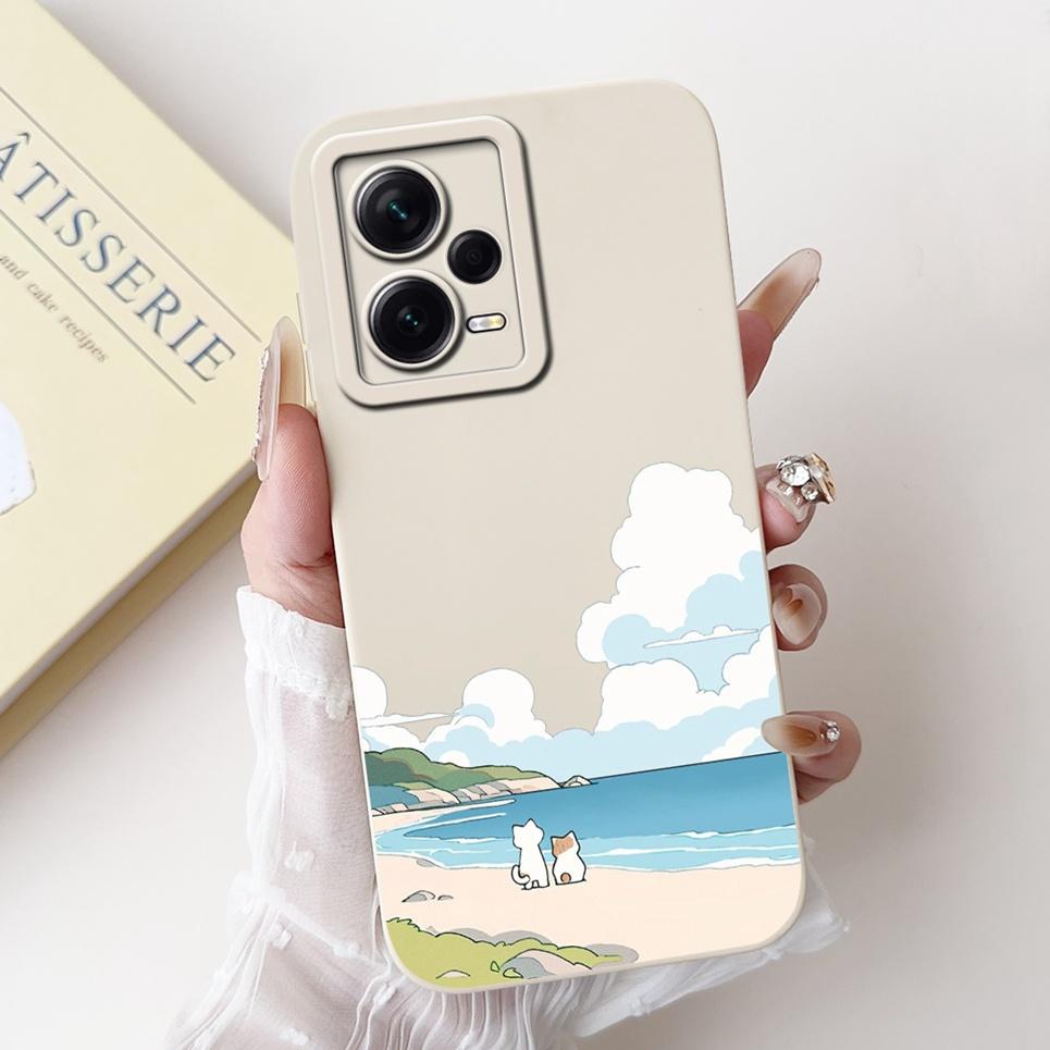 For XIaomi Redmi Note 12 Pro 12s 4G 5G Phone Case Luxury Fashion Painting Slim Bumper For Redmi 12 5G Note 12r Soft Silicone Bag