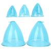 2pcs Cupping Therapy Cup Set Suction Massage Vacuum Therapy Machine Accessories for Buttocks