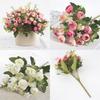 Sp Camellia Artificial Rose Bud Wedding Decoration Floral Arrangement Event Home