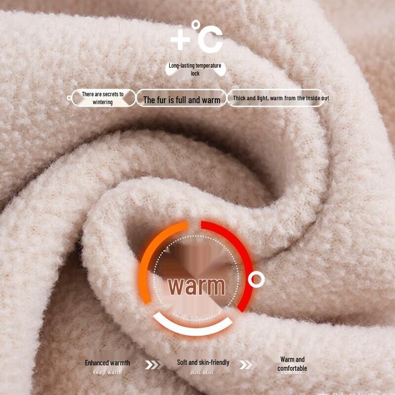 Hodo Women's Plush Thickened Cardigan Sweater