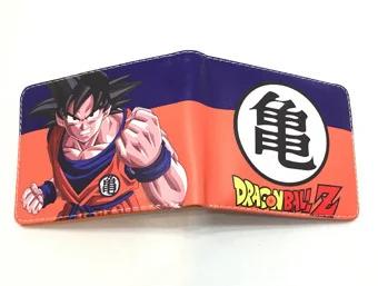 Dragon Ball Son Goku Multifunctional Card Purse Cartoon PU Wallet Personality Creativity Simple Foldable Coin Boy Birthday Gift