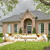 50th Anniversary Banner Golden Theme Milestone Decor Golden Celebration Celebration Gift Event Backdrop For Photo Shoot Party