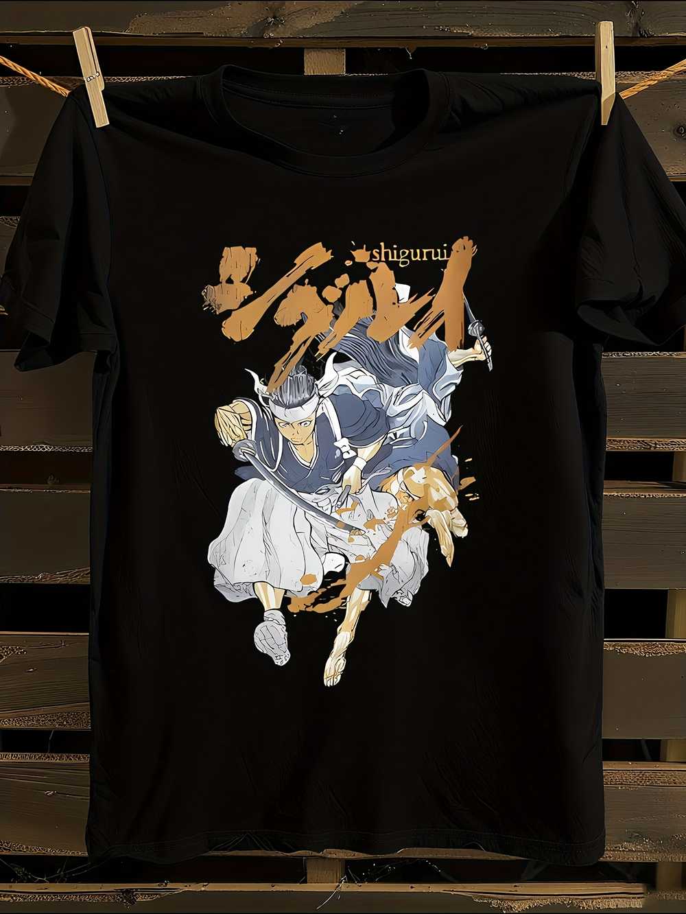 Shigurui Samurai Champloo & GANTZ Anime T-Shirt XL