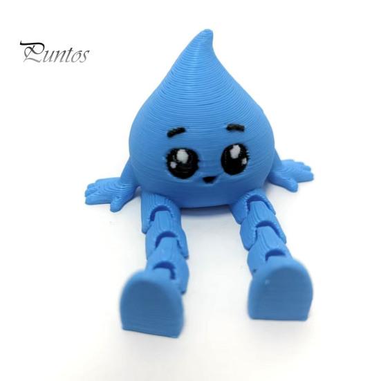 Fun Gadgets for Boredom Weather Gnome Figurine, 3D Printed Poseable Series Desk Toy, Stress Relief Fidget Toys Creative Collectible Decor Office, Gift