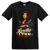 Loretta Lynn Country Singer Guitar Western Graphic T Shirt Music Fan Tee Gift
